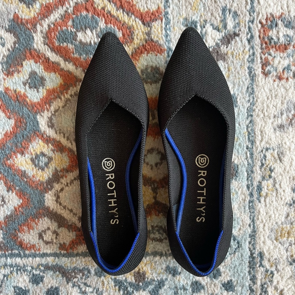 Rothy’s The Point Flats black size 9